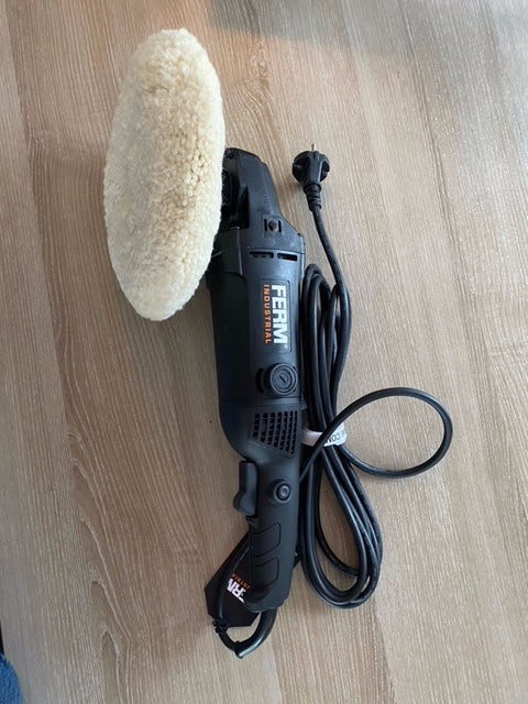 Renskib R-601 Ferm Polijstmachine incl. R-560 poetsschijf en adapter ...