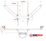 Wntech Alu Back wing rigger boord